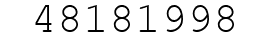 Number 48181998.
