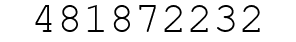 Number 481872232.