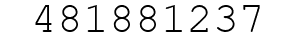 Number 481881237.