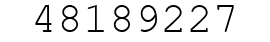 Number 48189227.