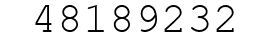 Number 48189232.