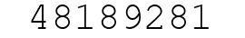 Number 48189281.