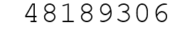 Number 48189306.