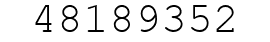 Number 48189352.