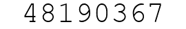 Number 48190367.