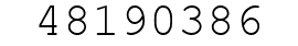 Number 48190386.