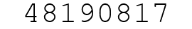 Number 48190817.