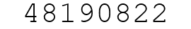 Number 48190822.