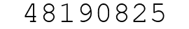 Number 48190825.