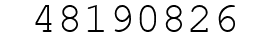 Number 48190826.