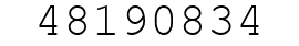 Number 48190834.