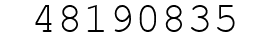 Number 48190835.