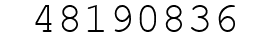 Number 48190836.