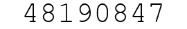 Number 48190847.