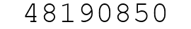 Number 48190850.