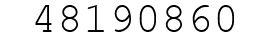 Number 48190860.