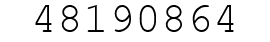 Number 48190864.