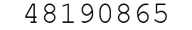 Number 48190865.