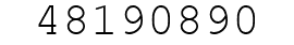 Number 48190890.