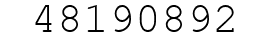 Number 48190892.
