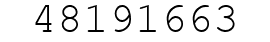 Number 48191663.