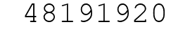 Number 48191920.