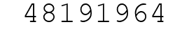 Number 48191964.