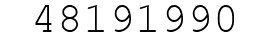 Number 48191990.