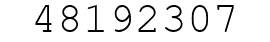 Number 48192307.