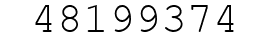 Number 48199374.