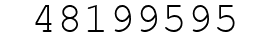 Number 48199595.