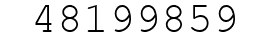 Number 48199859.