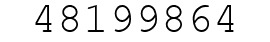 Number 48199864.
