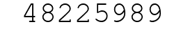 Number 48225989.