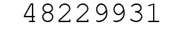 Number 48229931.
