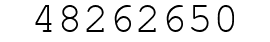Number 48262650.