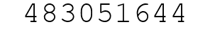 Number 483051644.