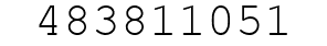 Number 483811051.