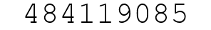 Number 484119085.