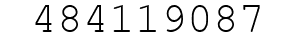 Number 484119087.