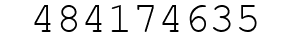 Number 484174635.