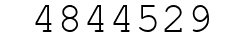 Number 4844529.