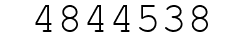 Number 4844538.
