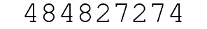Number 484827274.
