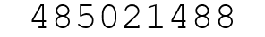 Number 485021488.