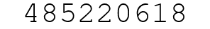 Number 485220618.