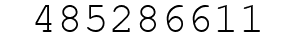 Number 485286611.