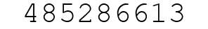Number 485286613.