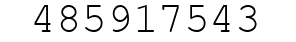 Number 485917543.
