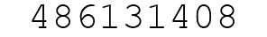 Number 486131408.